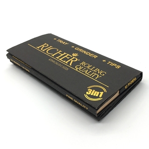 Giấy cuốn thuốc lá tự làm cao cấp, không tẩy trắng, kèm máy xay, khay và đầu lọc đen - Product Image 6