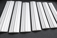 Profil d'extrusion plat en PVC rigide personnalisé en usine pour la décoration intérieure, le bordage de panneaux de meubles, la bordure de plafond