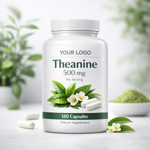 Suplemen Diet Theanine Organik Bebas Gluten Vegan Harga Terbaik Layanan OEM untuk Kesehatan Otak & Dukungan Daya Ingat Dewasa - Product Image 2