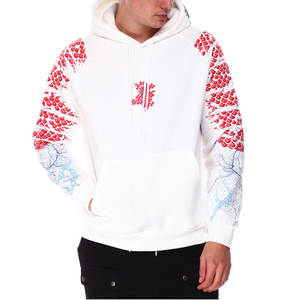 2023 Logo personnalisé coton fait polaire hommes pull brodé à capuche conception solide 6XL décontracté ODM ODM vêtements confortables - Product Image 1