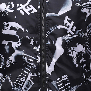 Chaqueta de bombardero de satén ligera de alta calidad, chaqueta de sublimación con cuello levantado y diseños de estilo callejero bordados personalizados - Product Image 6