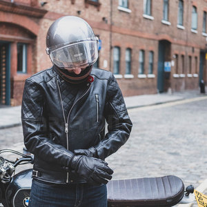 Chaqueta de cuero personalizada para hombre, producto superior Popular, de alta calidad, para motociclista callejero - Product Image 5