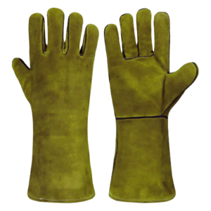 Guantes de seguridad industrial resistentes de calidad superior Guantes de soldadura aislados de cuero de vaca para protección de manos - Product Image 4