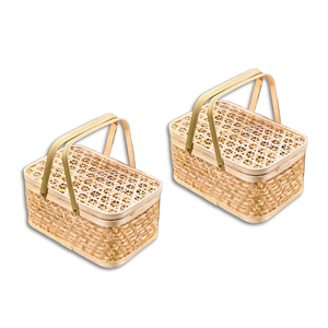 Los mejores productos exportados desde Vietnam, cestas de regalo de bambú: perfectas para golosinas gourmet y más con alta calidad - Product Image 1