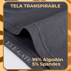 Boxer da Uomo Traspiranti 100% Cotone, Design Semplice con Opzioni Vita Alta e Media, Tessuto Monouso con Logo in Vita - Product Image 4