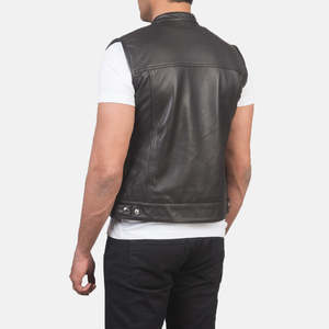 Veste en cuir marron Atlas Moto Racing Sportswear avec logo personnalisé, respirante, imperméable, coupe-vent, réfléchissante, imprimée sur toile en denim - Product Image 4