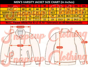<b>Mens</b> Winter Varsity <b>Jacket</b> with Front Logo Heated & Windproof <b>Lightweight</b> Comfort Fit Classic Modern Urban Outfit - Product Image 4