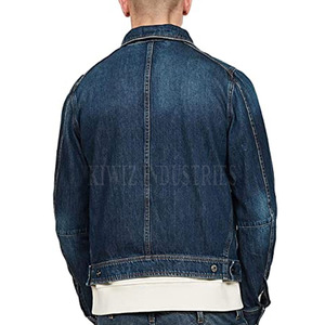 High Quality Outdoor Custom Men Jeans <b>Jackets</b> for Sale Men <b>Lightweight</b> Winter Jeans <b>Jackets</b> - Product Image 2