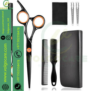 Juego de tijeras de corte de pelo de salón de peluquería profesional de alta calidad, punta de hoja afilada saludable para hombres, mujeres, mascotas, mango inoxidable - Product Image 4