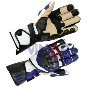 Gants de moto en cuir durables avec compatibilité tactile, respirants et coupe-vent pour la conduite en extérieur - Légers et unisexes - Product Image 6