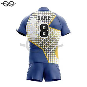 ชุดเครื่องแบบรักบี้คุณภาพพรีเมี่ยมดีไซน์ยอดนิยมหลากสี - Product Image 2