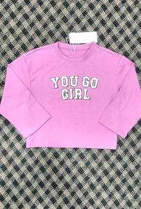 Sudadera Casual Ecológica con Estampado Personalizado para Niñas, Algodón, Felpa, Manga Larga, Cuello Redondo, Logotipo Bordado en la Parte Delantera - Product Image 4