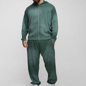 Ensemble de survêtements baggy pour hommes à la mode, sweat à capuche confortable et coupe ample, tenue décontractée pour salle de sport et vêtements quotidiens à la maison - Product Image 3
