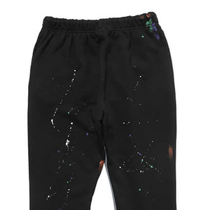 Logotipo personalizado bordado de los hombres de impresión dobladillo recortado acampanado pantalones de chándal cómodo transpirable característica Flare Joggers - Product Image 6