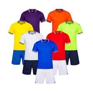 OEM Respirant Adulte Hommes Ensemble Complet College Football Jersey Gravé Formation Costumes Noir et Or Football Kits Ensemble de 18 - Product Image 6