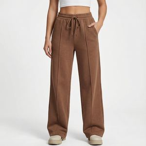 <span class=keywords><strong>Pantaloni</strong></span> da <span class=keywords><strong>Donna</strong></span> all'Ingrosso <span class=keywords><strong>a</strong></span> <span class=keywords><strong>Vita</strong></span> Media per Estate, Stile Baggy Streetwear, per Danza e Yoga, Gamba Dritta e Vestibilità Ampia - Product Image 4