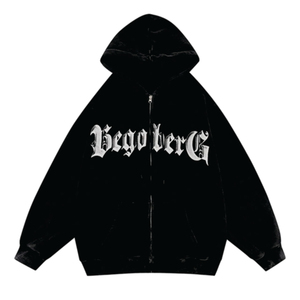 Sudadera con capucha unisex de lana de invierno bordada con apliques impresos personalizados - Product Image 3