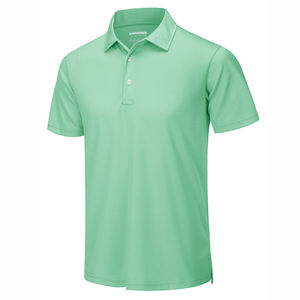Chemises polo modernes pour hommes, vêtements décontractés élégants et respirants, tenue de mode d'été durable en coton mélangé confortable et léger - Product Image 1