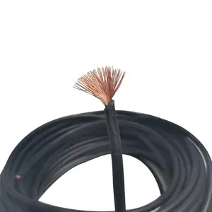 Para la venta de Cable de goma de cobre sólido resistente al calor de alta temperatura 12 14 16 18 20 22 24 26 AWG calibre 3212 Cable de silicona