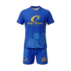 Uniformes de Pickleball de Poliéster 100% de Secado Rápido y Protección UV, con Diseño Superior, Personalización por Transferencia Térmica, Corte Automatizado para Verano - Product Image 1