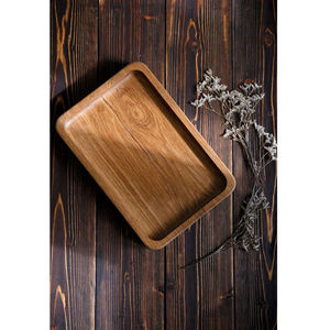 Meilleure vente en gros plateau en bois de manguier de qualité pour le thé plateau de service de café pour le plateau en bois utile polyvalent prix bon marché - Product Image 1