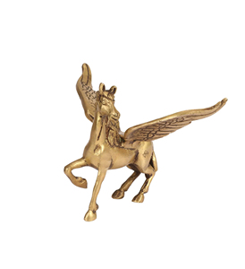 Decoración moderna para el hogar estatua de caballo de latón tallada a mano figuritas de animales salvajes Feng Shui escultura decorativa coleccionables regalo para - Product Image 1