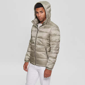 Vente chaude en plein air confortable hiver Ski City Puffer veste pour hommes solide couleur personnalisée surdimensionné Puffer veste - Product Image 3