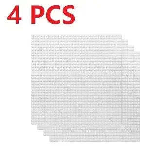 ชุดแผ่นต่อประกอบ 4 ชิ้น สำหรับเลโก้ MOC ชุดบล็อก DIY สำหรับเด็กอายุ 5-7 ปี ของเล่นต่อประกอบสไตล์ MOC - Product Image 1