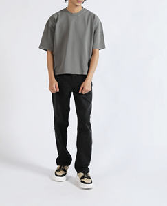 Camiseta lisa de talla grande con estampado personalizado para hombre, camiseta de poliéster 100%, camiseta de sublimación en blanco para hombre - Product Image 1