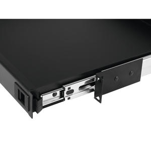 Shelving Unit with <b>Lockable</b> <b>Drawer</b> and Writing Surface 1HE - Product Image 2