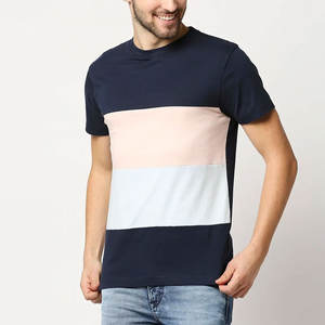 Ropa informal de alta calidad para hombre, ajustada y ligera, cuello redondo, algodón/poliéster, precio al por mayor, camiseta para hombre, envío DDP - Product Image 2