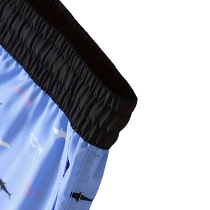 Men's Casual Hawaiian Beach Swim Trunks 100% Polyester Cargo <b>Shorts</b> Drawstring Mid <b>Plaid</b> Anti-Wrinkle OEM Service Available - Product Image 5