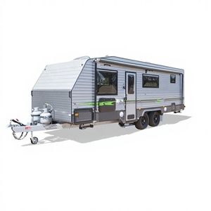 Luxury Modern Family off Road Mobile Home Travel Trailer RV Camper with Bathroom <b>Kitchen</b> Sleeping Space Touring Unit - Product Image 5