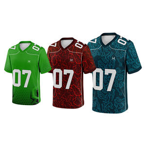 เสื้อฟุตบอลแขนสั้นปักโลโก้แบบกำหนดเอง 4 แบบ สำหรับผู้ชาย ผ้าคุณภาพสูง ระบายอากาศ แห้งเร็ว ซับเหงื่อ - Product Image 1