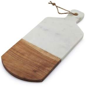 Tabla de madera y mármol moderna para picar, personalizada, para Cocina - Product Image 5