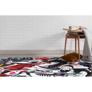 Alfombra Moderna con Estampado de Grafiti: Diseño Único para Entrada o Sala de Estar, Alfombra Delgada No Tejida - Product Image 2