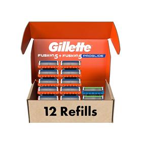 Recharges de lames de rasoir en acier inoxydable pour homme Fusion5, lot de 10 + Fusion5 ProGlide, lot de 2 - Product Image 5