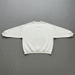 Sudadera de Invierno de Color Sólido para Hombre, Venta Caliente OEM/ODM, Sudadera con Cuello Redondo y Logotipo Bordado Personalizado - Product Image 2