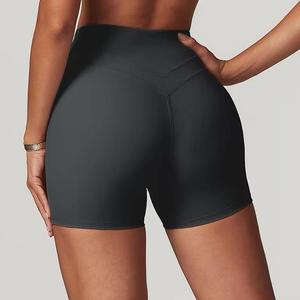 Yoga sans couture entraînement sport Yoga Leggings court tangible Yoga Gym Biker Shorts femmes Gym - Product Image 6