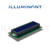 Modul OLED Mono STN Negatif 2.27 Inci 16x2 Tipe Karakter 85.0x30.0 Konektor Pin COB 8-bit Paralel Transmisif Putih