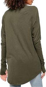 2025 nouvelles femmes à manches longues col rond sweat tunique hauts coupe ample sweats pour les saisons d'hiver et d'automne - Product Image 2