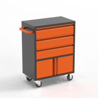 Chariot d'atelier en métal personnalisable OEM avec tiroirs Armoires à outils d'atelier