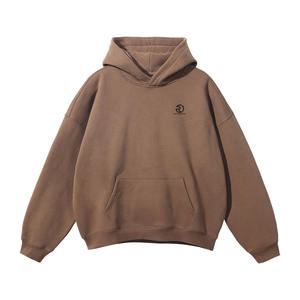 Nouveau pull à capuche léger pour hommes 300gsm haute qualité français éponge goutte épaule sans cordes surdimensionné confortable - Product Image 2