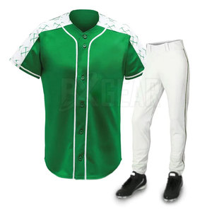 Ensemble d'uniformes de baseball en polyester 100% avec tissu de qualité pour vêtements de sport conçu pour un confort maximal - Product Image 1