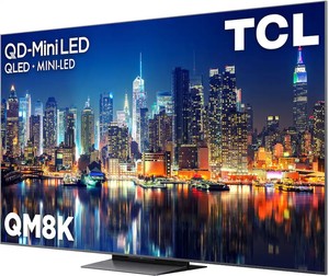 Téléviseur intelligent QD-Mini LED 4K UHD HDR de la série QM8K de 65, 75 et 85 pouces avec Google TV, modèle 2025 - Product Image 1