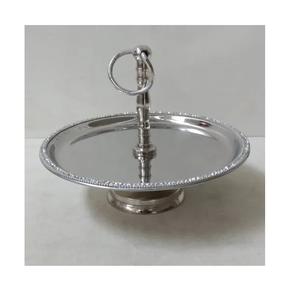 Support de gâteau en aluminium le plus vendu pour les fêtes de mariage utilisé à la main 3 pneus et ustensiles de cuisson pour les fêtes - Product Image 5