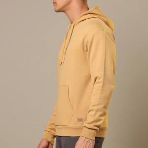 Veste à capuche zippée 100% coton de haute qualité pour hommes femmes sweat-shirt uni personnalisé logo brodé sur le devant longueur de culture surdimensionnée - Product Image 2