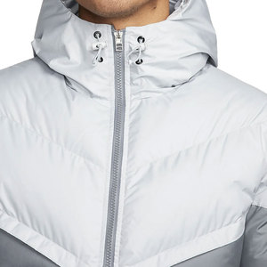 Chaquetas de Invierno Personalizadas para Hombre, con Frente de Lona, Cierre de Cremallera Transpirable, Logotipo Personalizado, Estilo Urbano Cálido - Product Image 4
