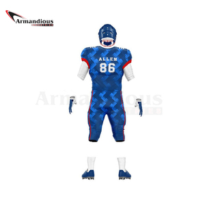 Uniforme de football américain de haute qualité 100% ensemble de maillot imprimé par sublimation numérique en polyester - Product Image 6