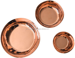 Bol de service alimentaire en métal noir fait main, design rond de dernière génération, taille personnalisée, vaisselle élégante pour les événements de mariage et les dîners - Product Image 4